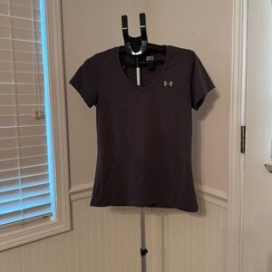 Under Armour Women's Charcoal V-Neck Tee